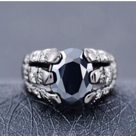 New size 9 black gold filled ring - Picture 3 of 3